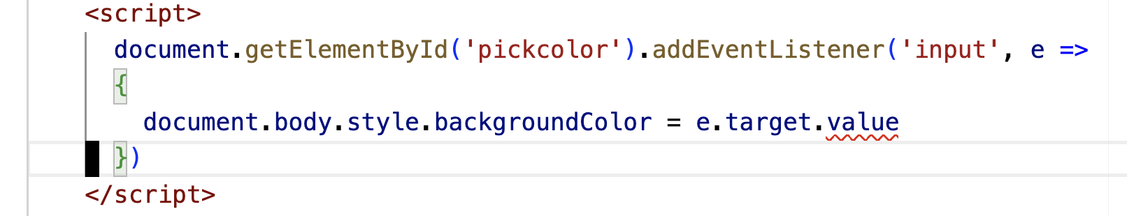 How to change the color